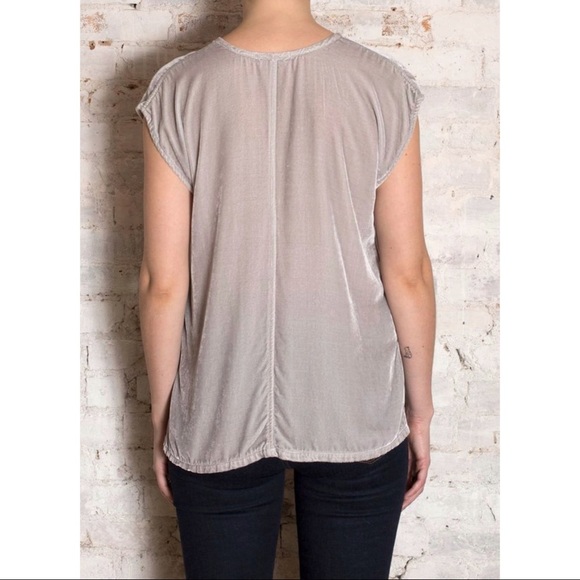 NWT CP Shades Sol V Neck Blouse in Jade Silver - Picture 8 of 8